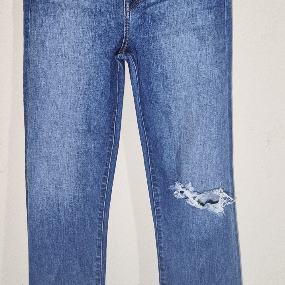 Jonathan Simkhai Jeans, High Rise Straight Jeans, Size 27 - Picture 4 of 11
